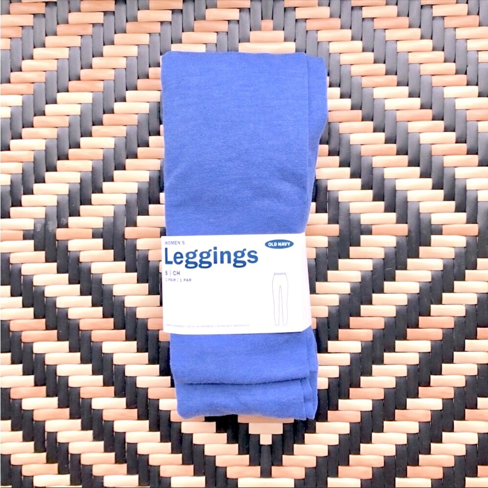 New Heathered Horizon Blue Jersey Knit Pull-On Women’s Old Navy Leggings Small
